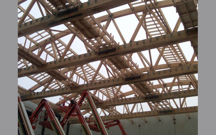 Sound Stage Roof Construction